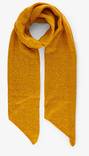 Pieces gul, mjuk, stickad halsduk Pyron long nugget gold - Halsdukar för damer - 126925 - 1