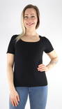 Vero Moda T-Shirt Aggi ribb, svart - T-shirts för damer - 130835 - 1