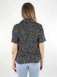 Pieces dam t-shirt silver svart/prickig - T-shirts för damer - 136185 - 2