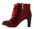 Laura Vita ankelboots dam Alcbaneo 427 Rouge - Stövletter och kängor för damer - 137385 - 2