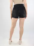 Pieces ripped jeansshorts PCSUMMER Dest svart - Shorts och capribyxor för damer - 138225 - 2