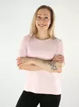 JDY dam t-shirt O-ringad kritrosa - T-shirts för damer - 138655 - 1