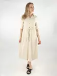 JDY midiklänning Say 2/4 Midi Shirt oatmeal - Klänningar och tunikor - 138705 - 1