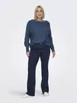 Only Carmakoma Plussize Jeans Thunder flared mörkblå - Jeans för damer - 140665 - 2
