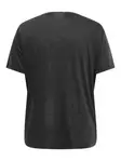 Only Carmakoma T-shirt svart/rosa - T-shirts för damer - 141395 - 2