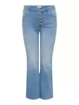 Only Carmakoma Jeans utsvängda ljusblå - Jeans för damer - 141505 - 1