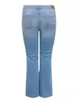 Only Carmakoma Jeans utsvängda ljusblå - Jeans för damer - 141505 - 2
