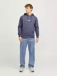 Jack&Jones luvtröja herr Vesterbro Sweat nattskugga blå - Huvtröjor för herrar - 137595 - 3