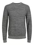 Jack&Jones herrtröja Otto Crew Neck svart/tvinnad - Stickat för herrar - 137285 - 1