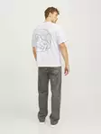 Jack&Jones herr t-shirt T-shirt vit/skalle - T-shirts för herrar - 137575 - 3