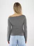 JJXX skjorta asymmetrisk mörkgrå - Långärmade tröjor för  damer - 140805 - 2