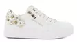 Marco Tozzi blommiga sneakers dam 23720-46 vit kam - Sneakers för damer - 140525 - 1