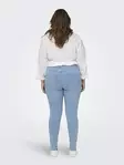 Only Carmakoma dam jeans i plusstorlek Thunder Reg Push Up ljusblå denim - Jeans för damer - 137755 - 5