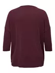 Only Carmakoma Tröja Lamour cabernet - Långärmade tröjor för damer - 139025 - 6