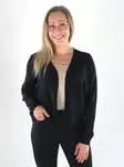 Only kofta ONLPRINCESS LS SHORT svart - Stickat för damer - 141435 - 1