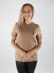 Only dam t-shirt cocoa creme/texana rosa - T-shirts för damer - 138965 - 2