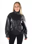 Only jacka FULL LEATHER OVZ svart - Skinnjackor och PU-jackor för damer - 141495 - 1