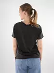 Only Life svart flammande tryckt t-shirt - T-shirts för damer - 137775 - 2