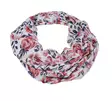 Pieces Tubscarf ljus vit/blomster - Halsdukar för damer - 137005 - 1