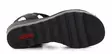 Rieker kilsandaler för damer 67498-00 svart - Rieker sandals - 137955 - 5