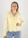 Vero Moda skjorta plisserad flan - Långärmade tröjor för  damer - 141185 - 1