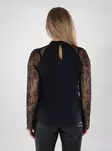 Vero Moda damskjorta i spets, svart - Långärmade tröjor för  damer - 139325 - 2