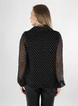 Vila damskjorta Skjorta svart/vit prickig - Skjortor och blusar för damer - 140045 - 2