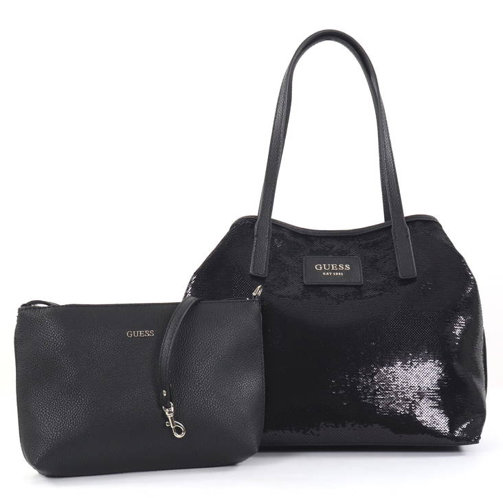 Guess Väska Vikky svart shine - Handväskor - 125215 - 1