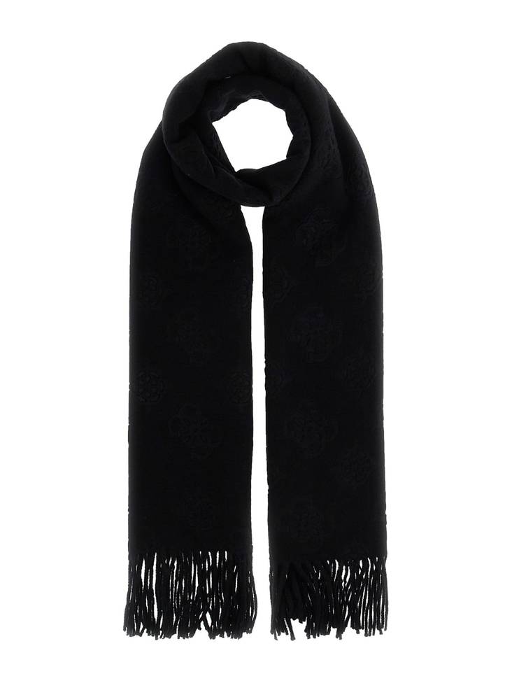 Guess Scarf James logotyp svart - Halsdukar för damer - 134255 - 1