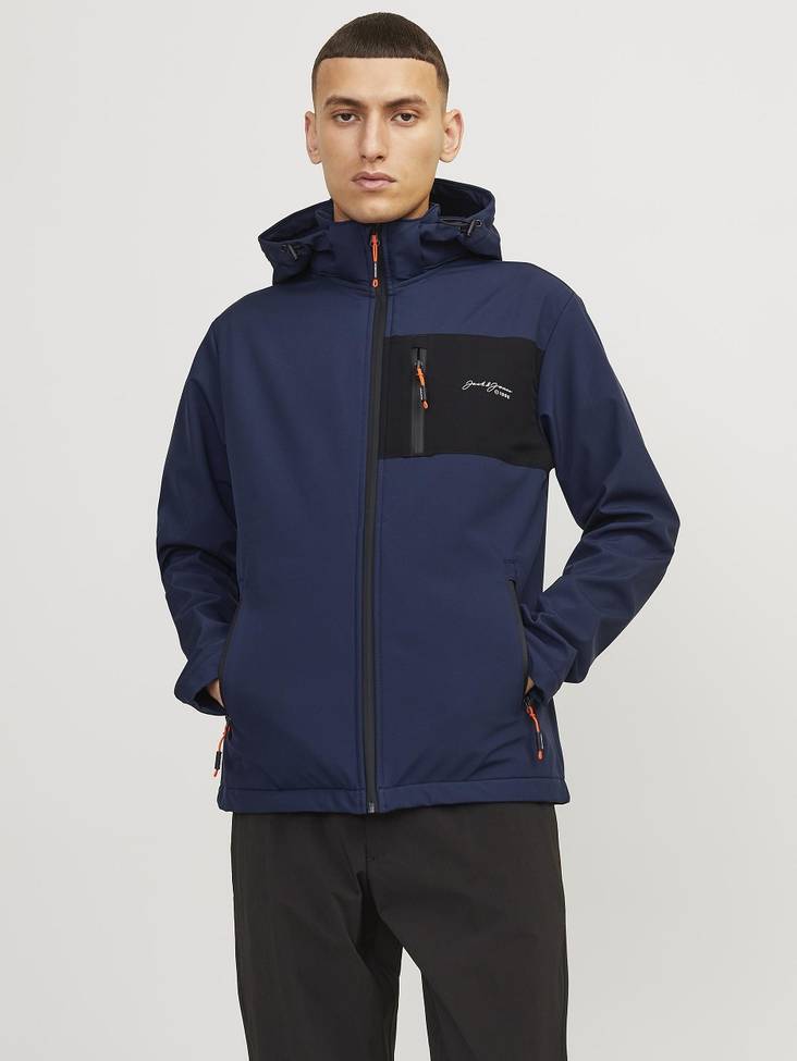 Jack&Jones Tyson softshelljacka för herr Marinblå kavaj - Jackor och parkas för herrar - 135125 - 1