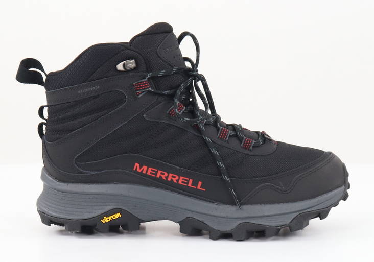 Svarta vattentäta dubbskor Merrell för man, Moab termo - Stövletter och kängor för herrar - 131375 - 1
