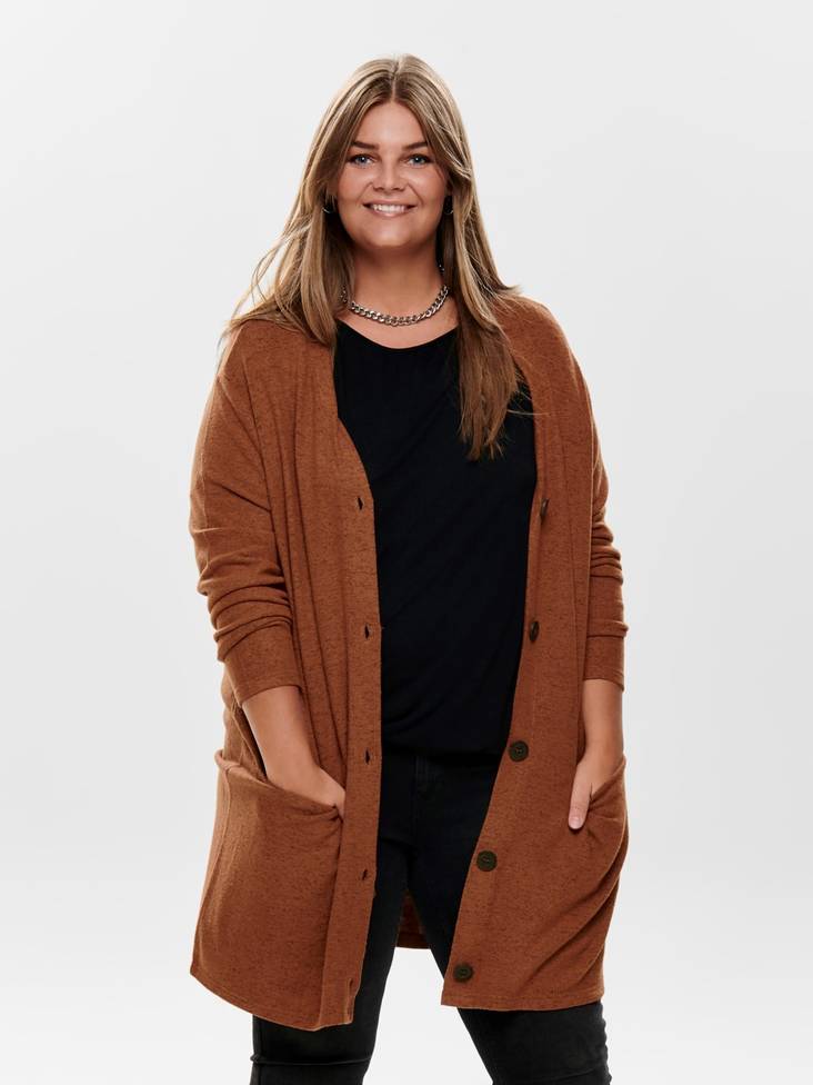 Only Carmakoma Stickad kofta India - Stickat för damer - 124635 - 1