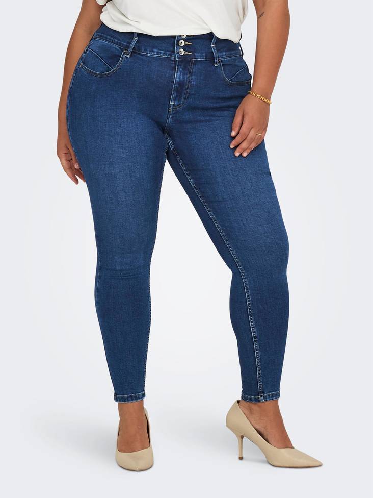 Only Carmakoma Jeans Anna mbd blå - Jeans för damer - 133985 - 1
