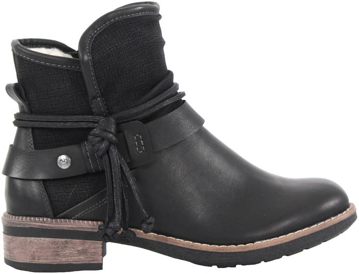 Rieker dam stövletter med varm foder 94689-00 svart - Rieker ankelboots - 131895 - 1