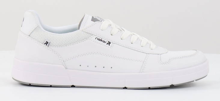 Rieker herr Sneakers i läder 07101-80 vit - Sneakers för herrar - 130505 - 1
