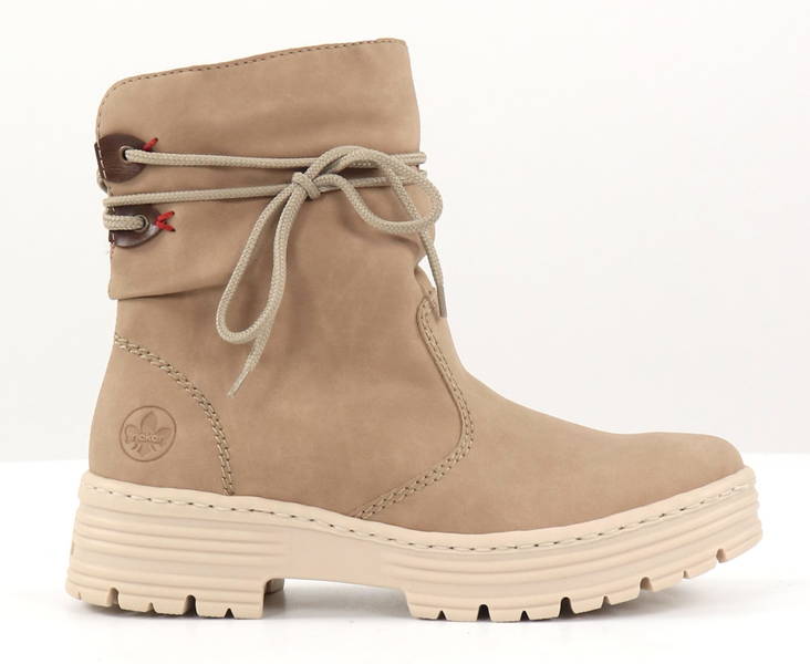Rieker ankelstövlar för kvinnor X8558-20 beige - Rieker ankelboots - 132215 - 1