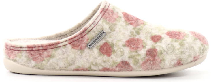 Shepherd Tofflor Cilla beige/flower - Tofflor för damer - 132265 - 1