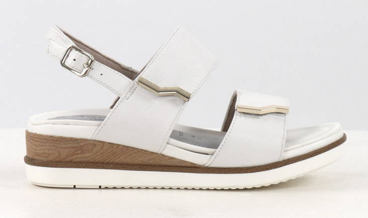 Tamaris Sandaler 28247-26 läder vit - Tamaris sandaler - 128165 - 1