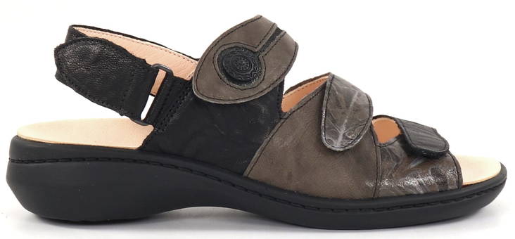 Think! dam Slip-ins Camilla 000250-0010 svart/brun - Arbetsskor för damer - 131295 - 1