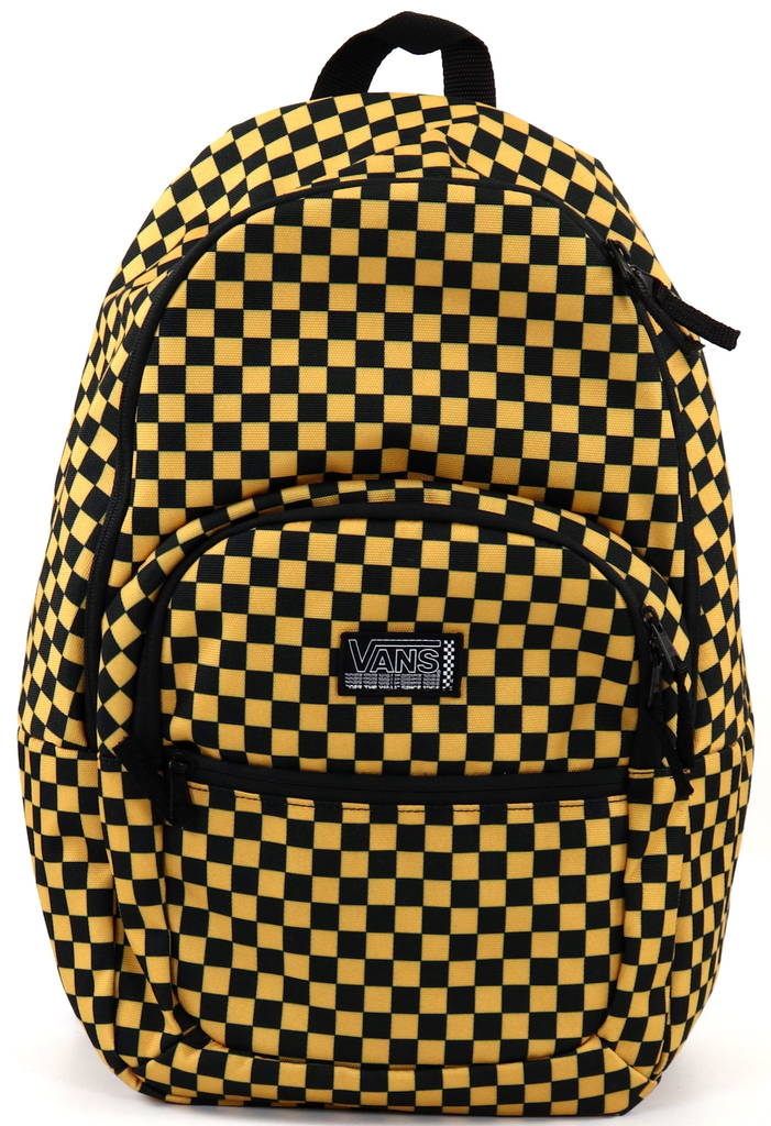 Vans rutig Ryggsäck Motivatee 2 svart/gul - Ryggsäckar - 129345 - 1