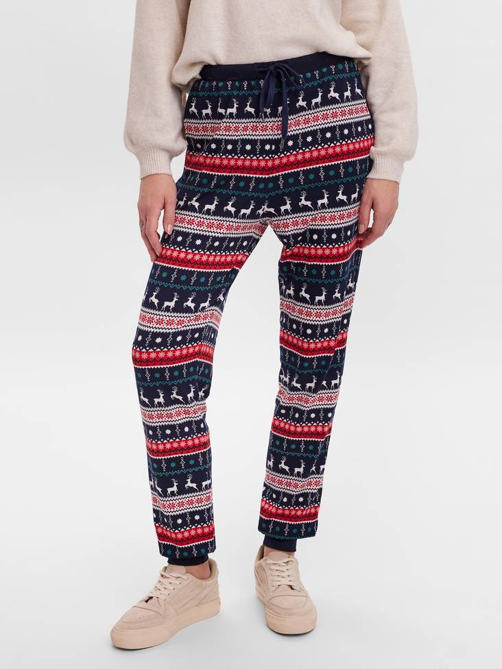 Vero Moda Pyjamasbyxor Xmas navy blazer - Byxor för damer - 132625 - 1