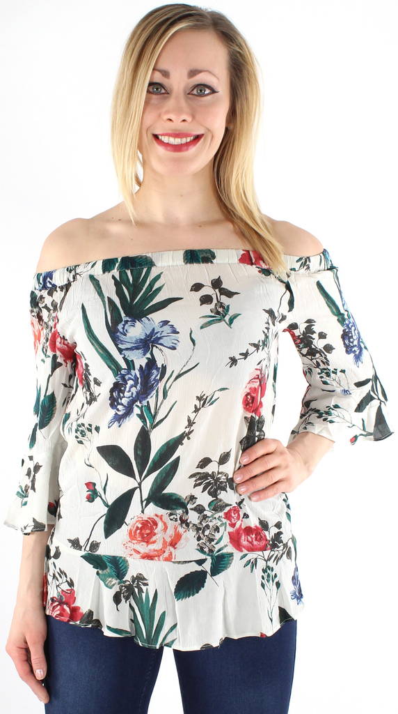 Vila Blus Bloomy 3/4 blommig - Långärmade tröjor för  damer - 118995 - 1