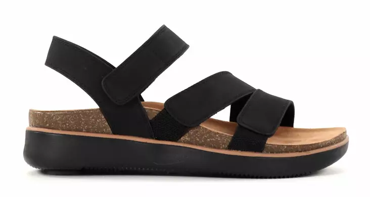 Skechers damsandaler 163252/BLK LIFTED COMFORT svart - Skechers sandaler - 136435 - 1