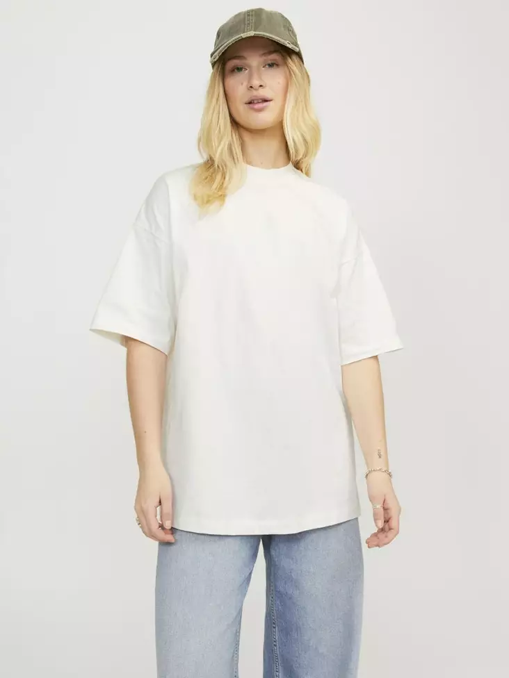 JJXX t-shirt Over size vit - T-shirts för damer - 136475 - 1