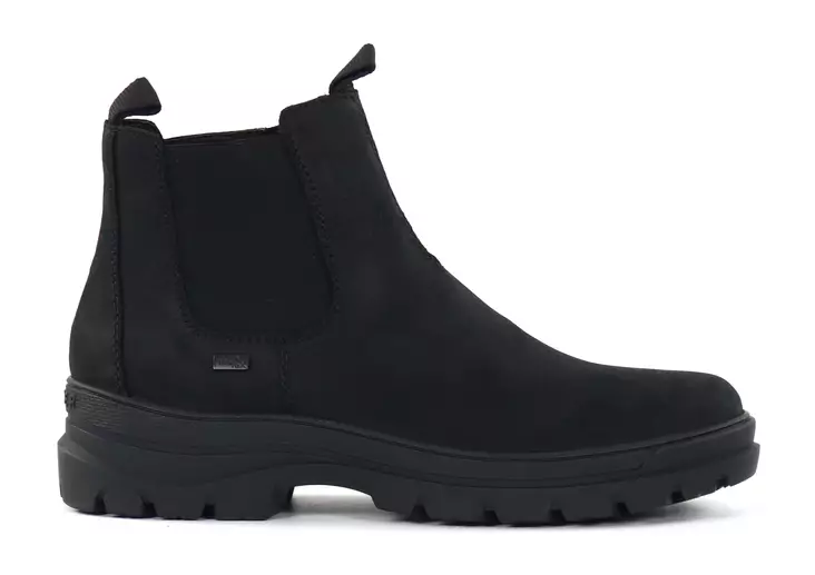 Rieker herr ankelboots i äkta läder med nitar F5450-00 Svart - Stövletter och kängor för herrar - 139175 - 1
