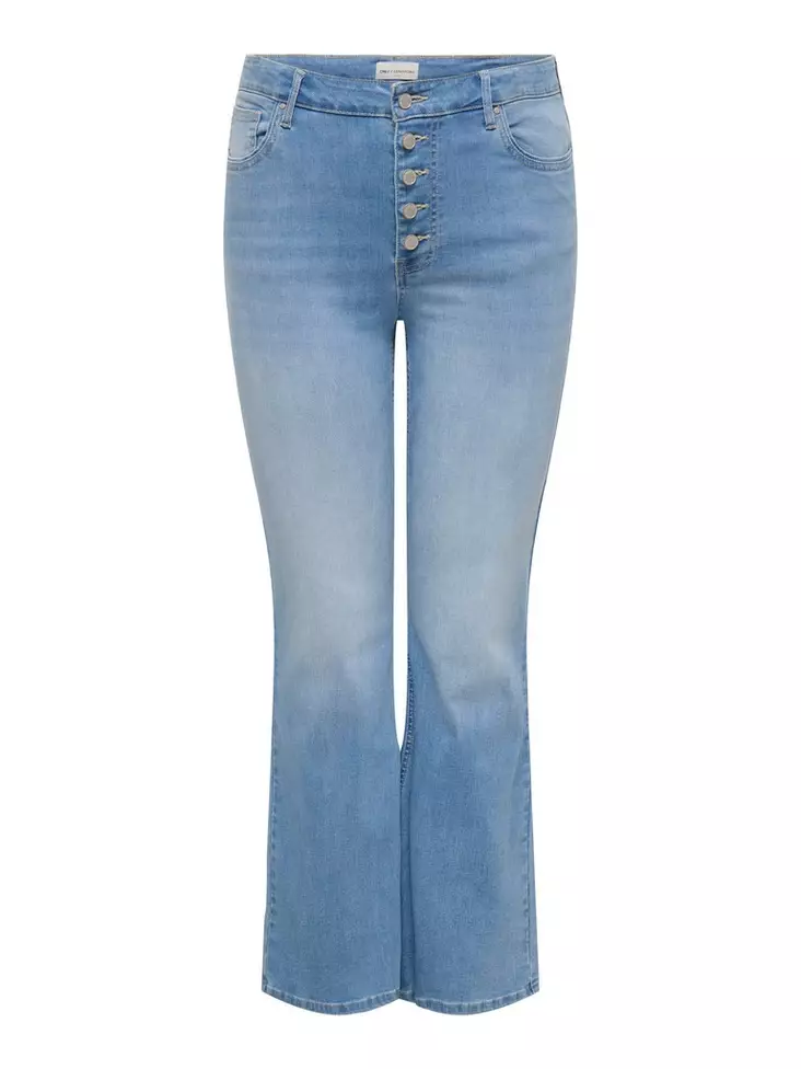 Only Carmakoma Jeans utsvängda ljusblå - Jeans för damer - 141505 - 1