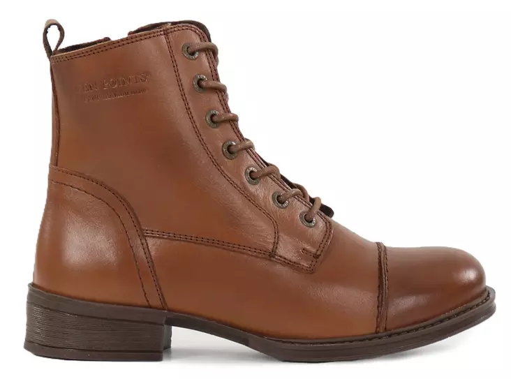 Ten Points ankelboots 60166 Pandora ljusbrun - Stövletter och kängor för damer - 141615 - 1