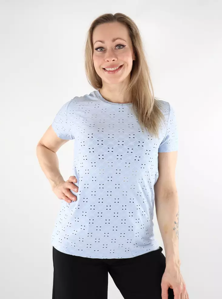 JDY stretch t-shirt för damer kentucky blå - T-shirts för damer - 138115 - 1