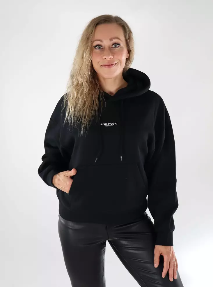 JJXX damluvtröja JXSTUDIO Vesterbro svart - Huvtröjor och sweatshirts - 139075 - 1