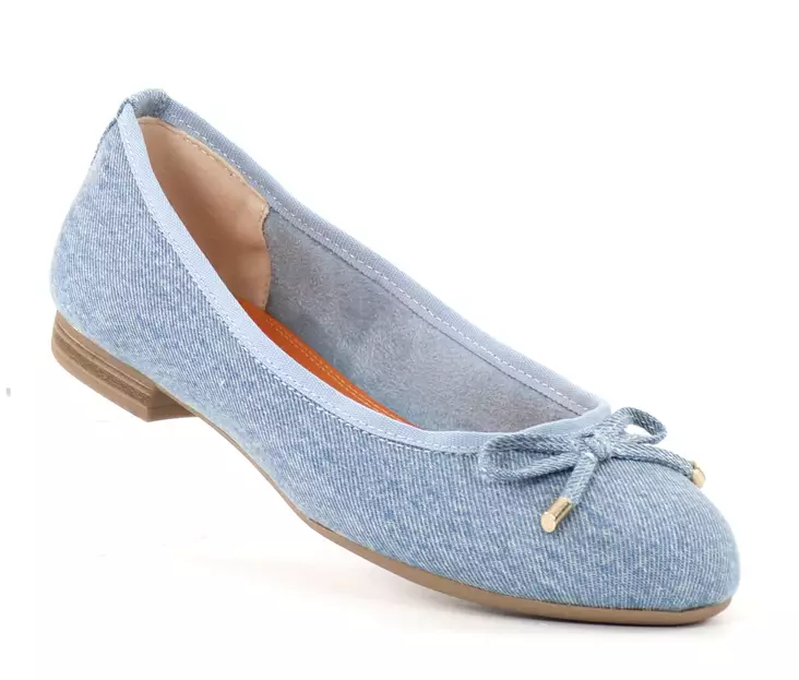 Marco Tozzi Ballerinas 22136-42 lt.blå jeans - Ballerinaskor - 138095 - 1